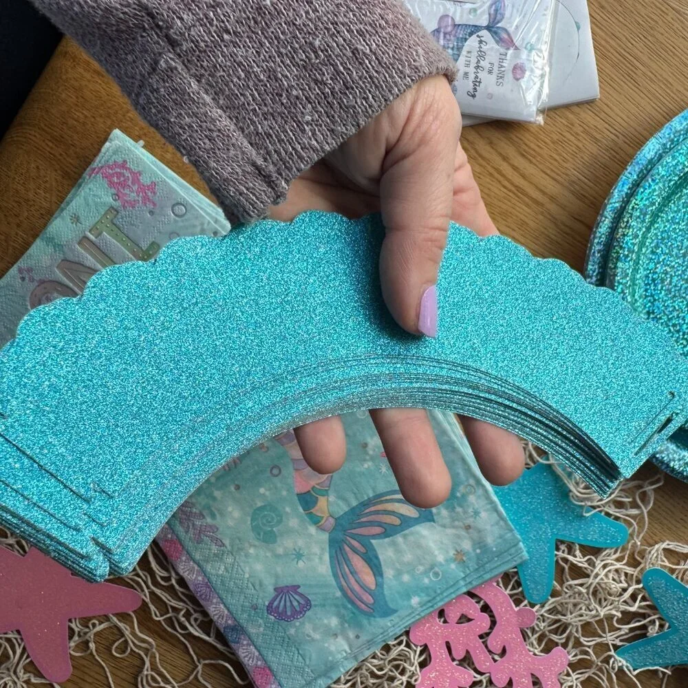 Mermaid Birthday Party Supply Lot
